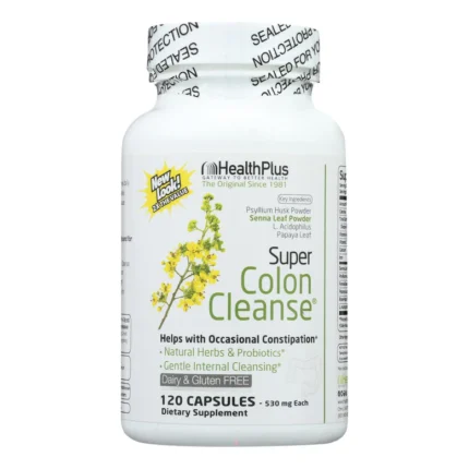 Health Plus -Super Colon Cleanse - 120 Capsules